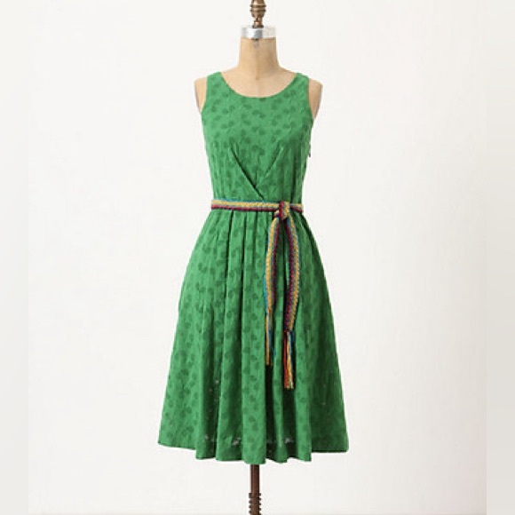 ANTHROPOLOGIE GRASS COURT DRESS - Picture 3 of 10
